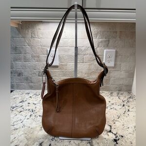 Coach EUC Vintage Brown Leather Shoulder Bag